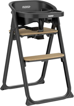 Krzesełko do karmienia Neno Sapori Black wielofunkcyjne 4 w 1 (5902479677941)