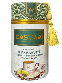Турецька кава з кардамоном CASVAA Kakuleli Türk Kahvesi 250г, 100% арабіка, середнє обсмаження