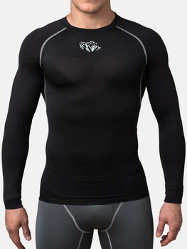 Компрессионная футболка Air Motion Long Sleeve Black Grey M Цвет Серый (501007-182-M)