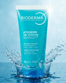 Гель для душу Bioderma Atoderm Gel 200 мл Біодерма Атодерм гель для тіла сухої та чутливої шкіри усієї родини (3701129811566)