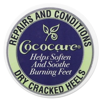 Бальзам для сухих и потрескавшихся пяток Cococare "Repairs Dry Cracked Heels" увлажняющий с маслом Ши для восстановления и кондиционирования (11 г)