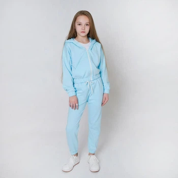 Костюм спортивный для девочки Short SmileTime, голубой рост 116 (SX3-56-13)