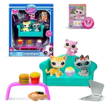 Набір фігурок Littlest Pet Shop підвечірок із 3 фігурками серія 3 Lps00636
