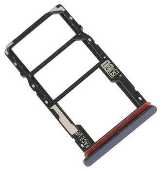 Держатель Sim-карты и карты памяти Motorola XT2521-3 Moto G15 /XT2521-5 Moto G15 Power серый Gravity Grey на две Sim-карты High Copy