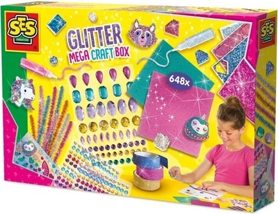 Набір для творчості Ses Creative Glitter Mega Craft Box 14139 (8710341141394)