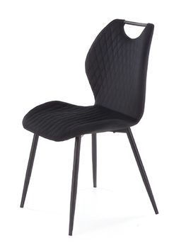Krzesło do kuchni i salonu Halmar K569 czarne (5905248135246)