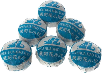 Чай Jinglong Tea Factory Шу Пу Ер Цзин Лун із жасмином 5 г х 20 мініточ (4823134500736)