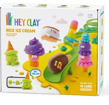 Megazestaw z samoutwardzającej się plasteliny Hey clay Dobre lody HC-15029 (4897105245490)