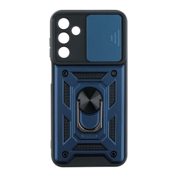 Чехол накладка Guard Shield Armor с кольцом для Samsung Galaxy M15 5G Dark Blue
