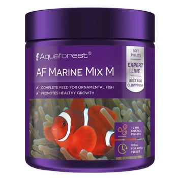 Корм Aquaforest AF Marine mix M 120 г - высокобелковые гранулы для хищных и всеядных морских рыб