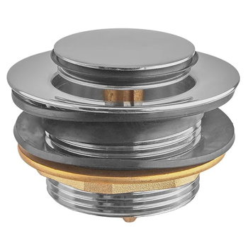 Донный клапан для ванны Koer PW-06-01 1 1/2' автоматический СLICK-СLACK (Цвет хром) (KR5799)