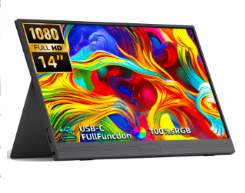Портативний монітор ZSUS 14A black 14' 1920x1080 60 Гц