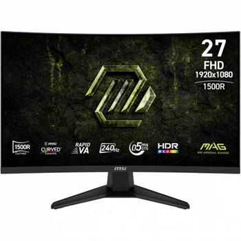 Монітор msi 27" mag 275cf x24 va Black 240Hz Curved