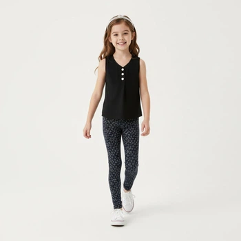 Синие трикотажные лосины для девочки 116 см (5-6 лет) OVS