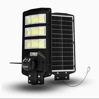 Камера-фонарь 4G уличный на солнечной батарее 300W Micro SD V380 pro IP66 с датчиком движения и 10-кратным зумом