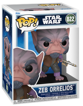  Фігурка Funko Pop! Star Wars: Zeb Orrelios with Bo-Rifle 90450 11.4 см (889698904506)
