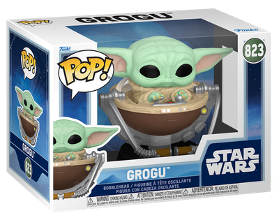 Фігурка Funko Pop! Star Wars: Grogu in Pram 90451 9.4 см (889698904513)