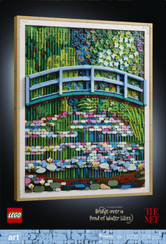 Конструктор LEGO Art Міст над ставком із лататтям Клода Моне 3179 деталей (31220)