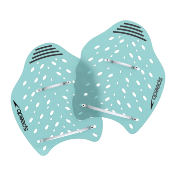 Лопатки для плавания Speedo Power Plus Paddle Turquoise (8-775301916243) голубые, размер XL