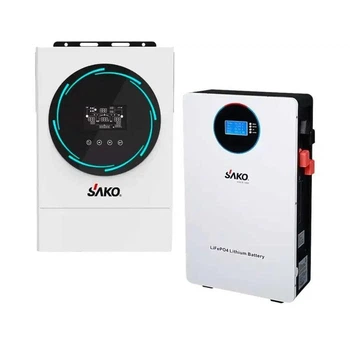 Комплект резервного питания Инвертор Sako SunPolo 6кВт 48В + Акумулятор SAKO Li-Sun 48V 100Ah (5 кВт·год)