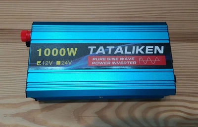 Преобразователь / Инвертор напряжения TATALIKEN 12/220 В чистый синус 1000 Вт