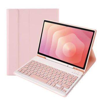 Чехол с Bluetooth – клавиатурой и мышкой Magnet Flip Cover для Samsung Galaxy Tab S11 Ultra pink