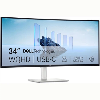 Монитор 34" Dell S3425DW Silver (210-BQWR)