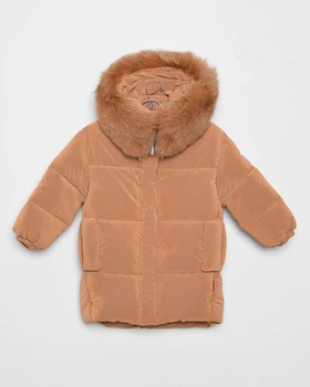 Пуховик Vogue для дівчинки X-Woyz DT-8322-6 60077 116 см кемел
