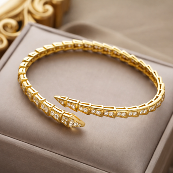 Браслет в стиле Bvlgari Serpenti (Gold)