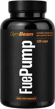 Предтренировочный комплекс GymBeam FuePump 120 капсул