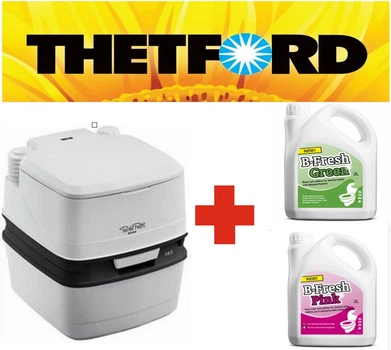 Біотуалет, Порта Поті 165 NEW THETFORD, Porta Potti 165 плюс набір Бі Фреш Грін + Бі Фреш Пінк