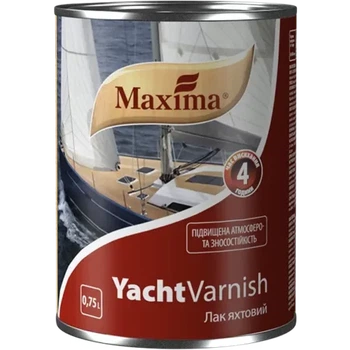 Лак яхтенный Maxima Глянец алкидно-уретановый 0,75 л