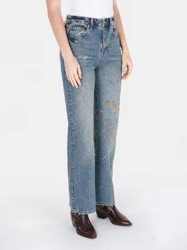 Джинсы Straight Fit женские Colin's 900 Laris CL1074521DN01721 27-30 Темно-синие (8684112717043)
