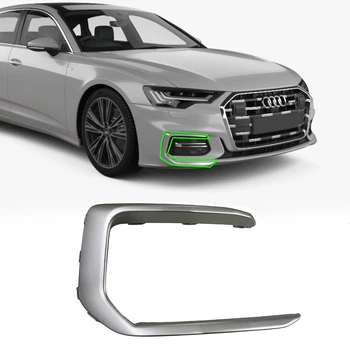 Накладка молдинг переднего бампера audi a6 c8 s-line 2019-2026 правая 4KD-807-968-G-69D