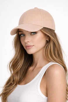 Однотонная кепка без логотипа One-size 54-57 см Капучино