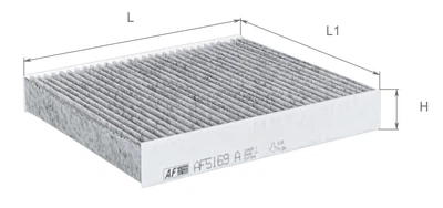 Фильтр салона Alpha Filter УГОЛЬНЫЙ SUZUKI S-Cross, SX4 S-Cross, Vitara (AF5169a)