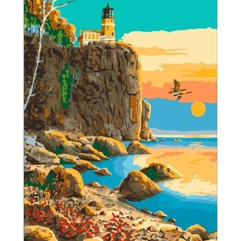 Картина за номерами "Маяк Спліт-Рок" 40x50 см Art Craft (289472)