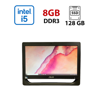 Моноблок Б-клас Asus ET2013IUKI / 20" (1600x900) TN / Intel Core i5-3550S (4 ядра по 3,0 - 3,7 ГГц) / 8 ГБ DDR3 / 128 ГБ SSD / Intel HD Graphics 2000 / WebCam б/в