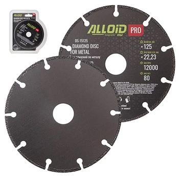 Alloid Pro. Диск алмазный по металлу 125мм