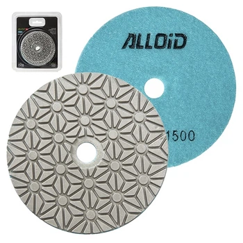 Alloid Pro. Круг алмазный шлифовальный на липучке STAR 100 мм, зерно 1500