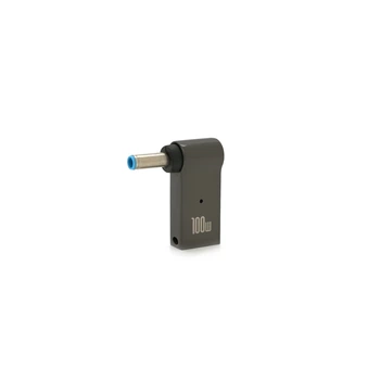 Адаптер USB-C F to DC 4.5x3.0mm M 100W for HP Voltronic (AHPTC4.5*3.0)
