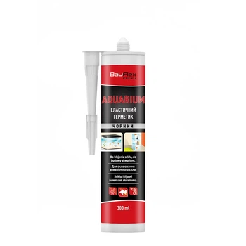 Силикон аквариумный BauFlex Silicone Aquarium transparent 300 мл Черный