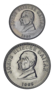 Набор монет Колумбия набор из 2 монет 1965 UNC 20, 50 сентаво