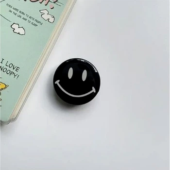 Popsocket Smile Black держатель для телефона удобный и многофункциональный для съемки и просмотра видео