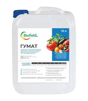 Рідке мікродобриво Гумат калію Biofield 10 л