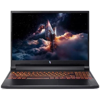 Ноутбук Acer Nitro V ANV16-42 (NH.U1KEX.005), AMD Ryzen 5 240 / 16″ / 180 Гц / RAM 16 ГБ DDR5 / SSD 512 ГБ / RTX 3050 / Linux / Чорний