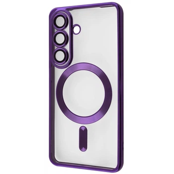 Противоударный чехол накладка VVave Premium Metal Color Case with Magnetic Ring Samsung Galaxy S26 deep purple