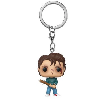 Іграшка Брелок Стів з битою Funko Pop (Дивні Дива) 5 см для дітей (арт 15419)