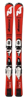 Лижі гірські для підлітків комплект Nordica TEAM J RACE FDT+JR 4.5 100см Red/black (0A9164+0C9024MF)