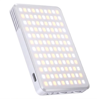 Портативный LED свет JMARY FM-168R для фото и видео, CRI95+, 3000 мА·ч, белый